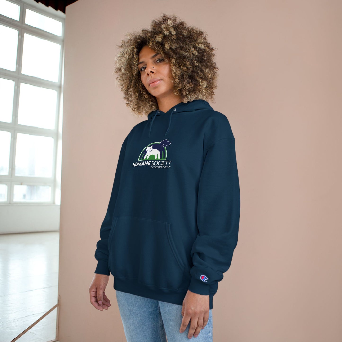 Humane Society Logo Hoodie — Animal Rescue Champion Pullover
