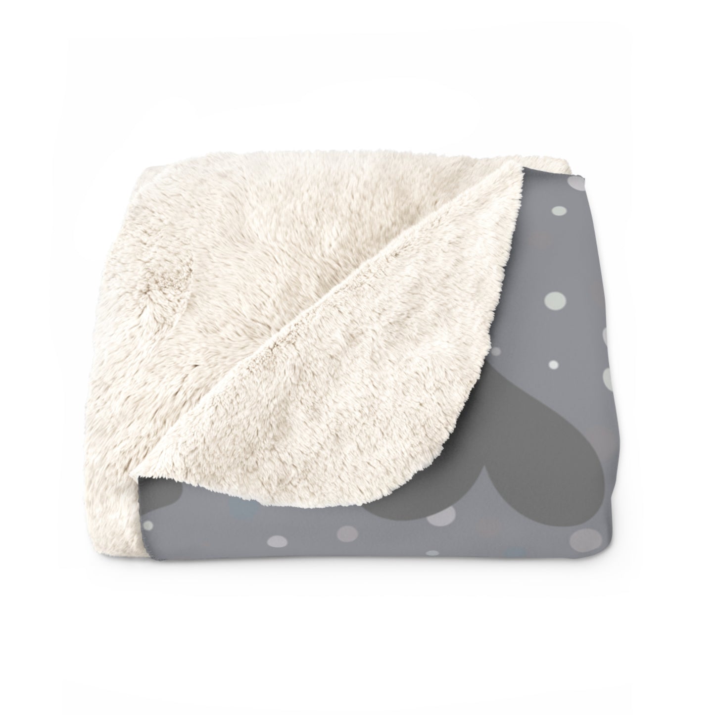 Paw Print and Bones Sherpa Fleece Blanket