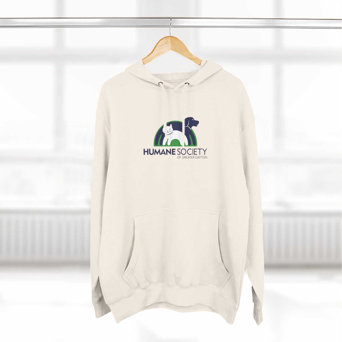 HSGD Logo Hoodie (Light) - Animal Shelter Fleece Pullover