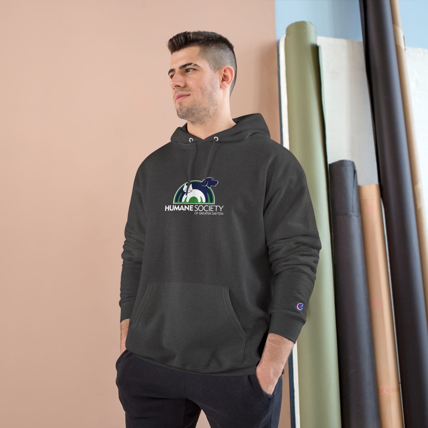 Humane Society Logo Hoodie — Animal Rescue Champion Pullover