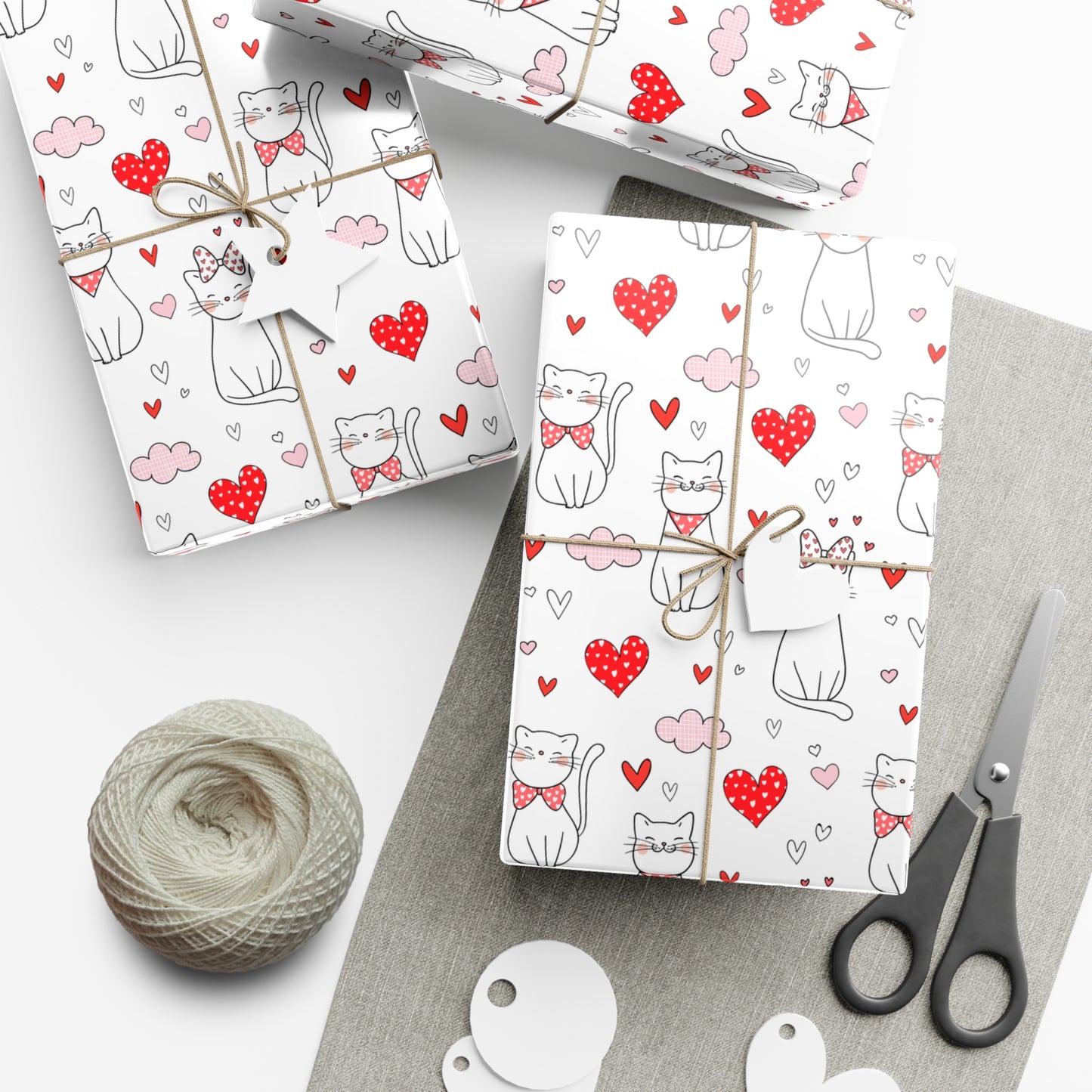 Kitty Cuddle Gift Wrap Paper