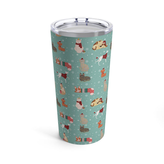 Pawsitively Festive Tumbler