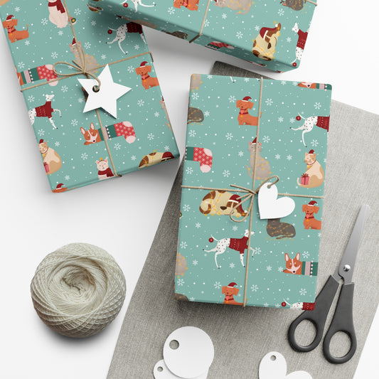 Cats & Dogs Gift Wrap Paper