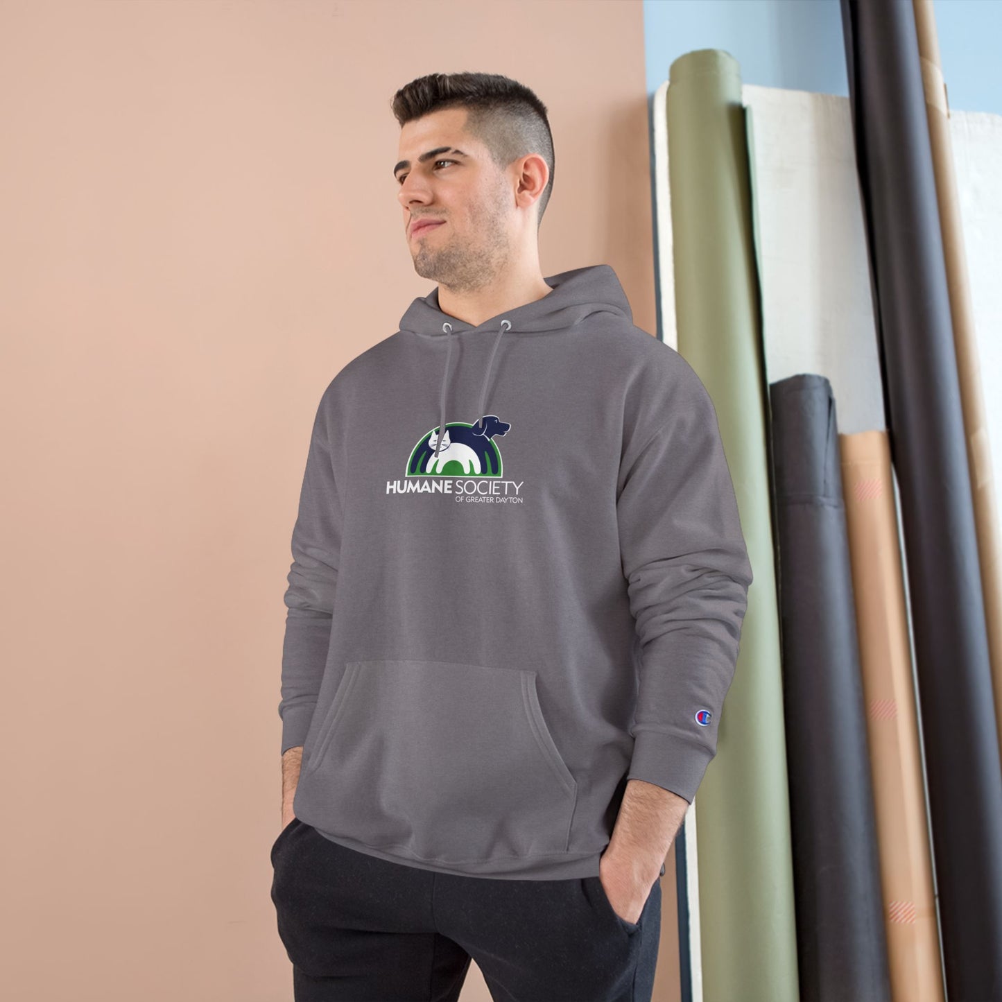 Humane Society Logo Hoodie — Animal Rescue Champion Pullover