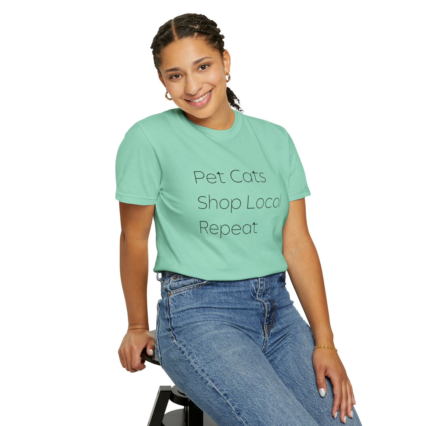 Pet Cats, Shop Local, Repeat T-shirt