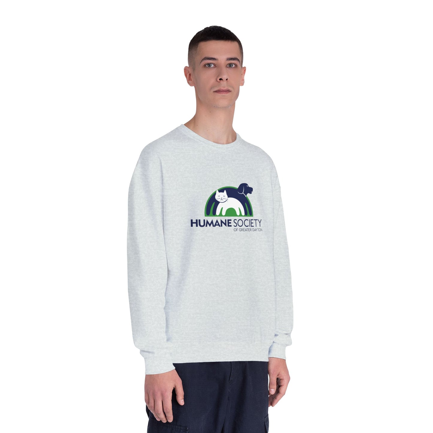 HSGD Logo Crewneck Sweatshirt (Light) — Animal Shelter Support Crewneck