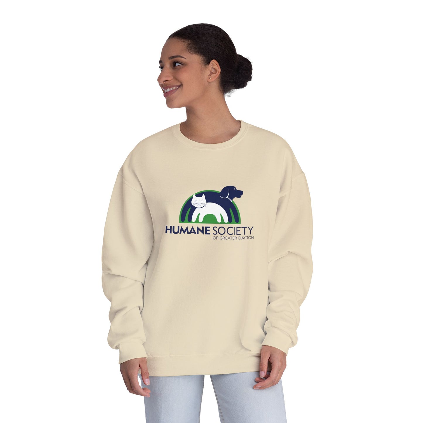 HSGD Logo Crewneck Sweatshirt (Light) — Animal Shelter Support Crewneck