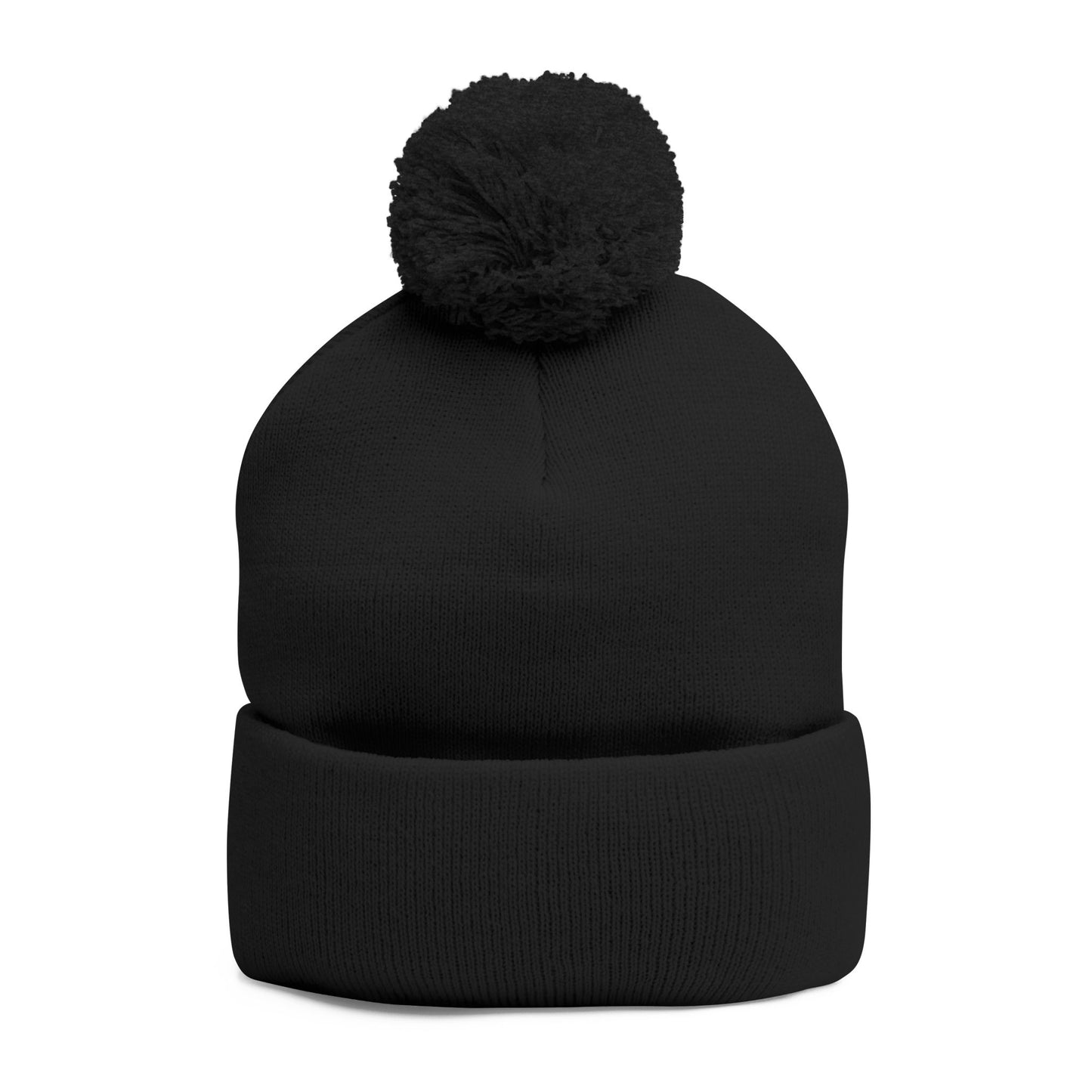 HSGD Logo Embroidered Pom-Pom Knit Cap