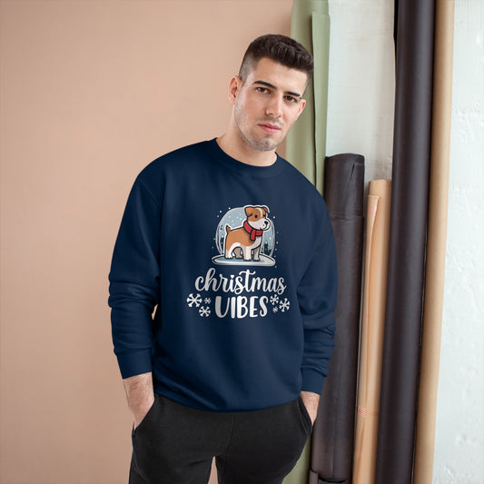 Christmas Vibes Dog Champion Sweatshirt