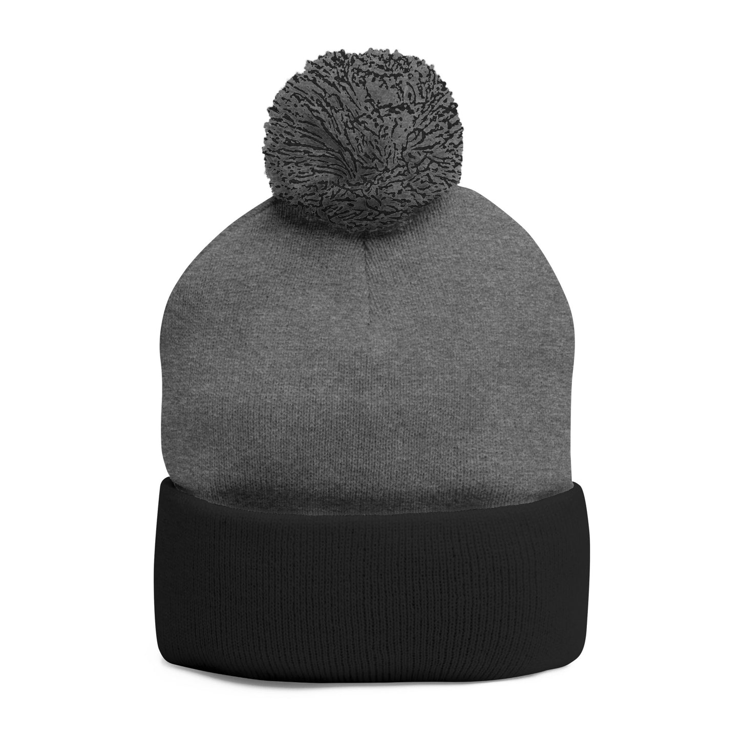 HSGD Logo Embroidered Pom-Pom Knit Cap