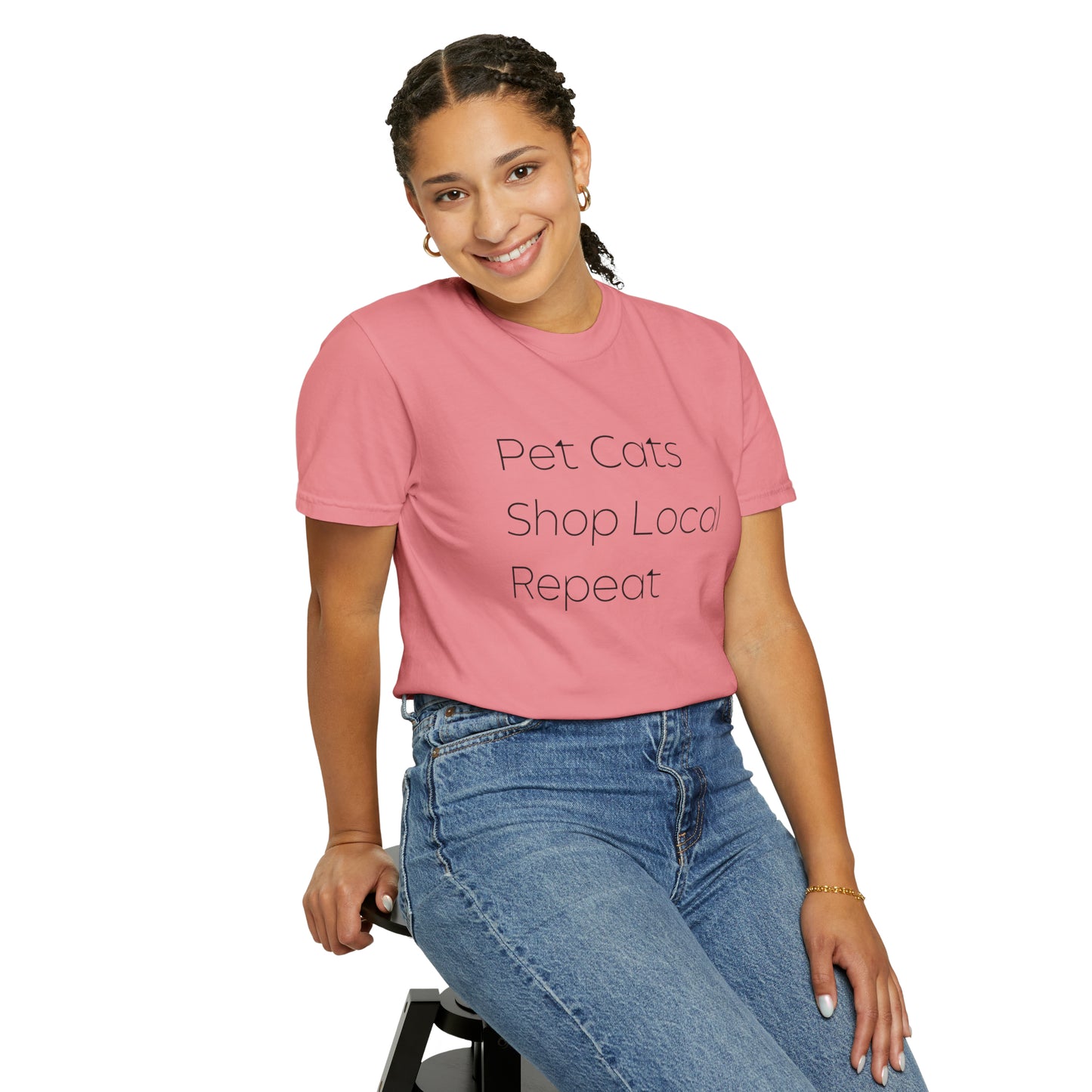 Pet Cats, Shop Local, Repeat T-shirt