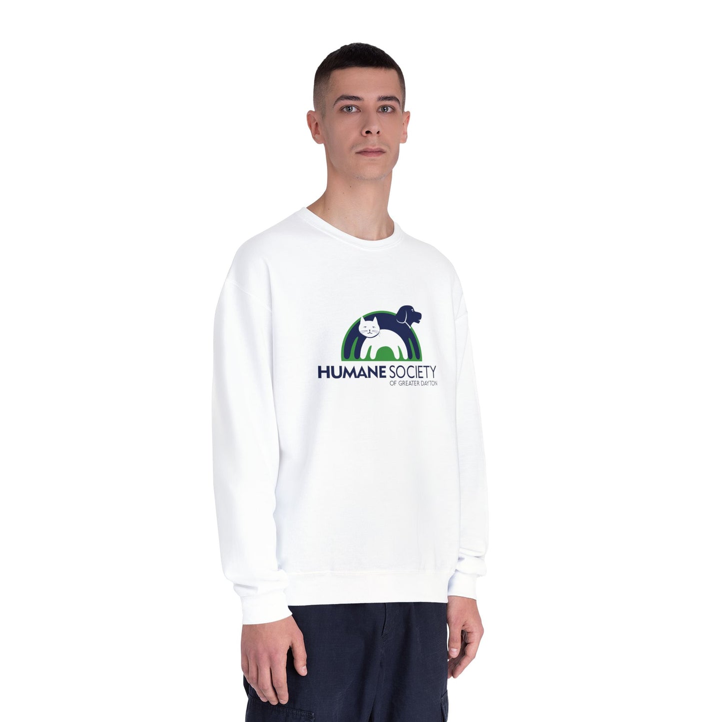 HSGD Logo Crewneck Sweatshirt (Light) — Animal Shelter Support Crewneck