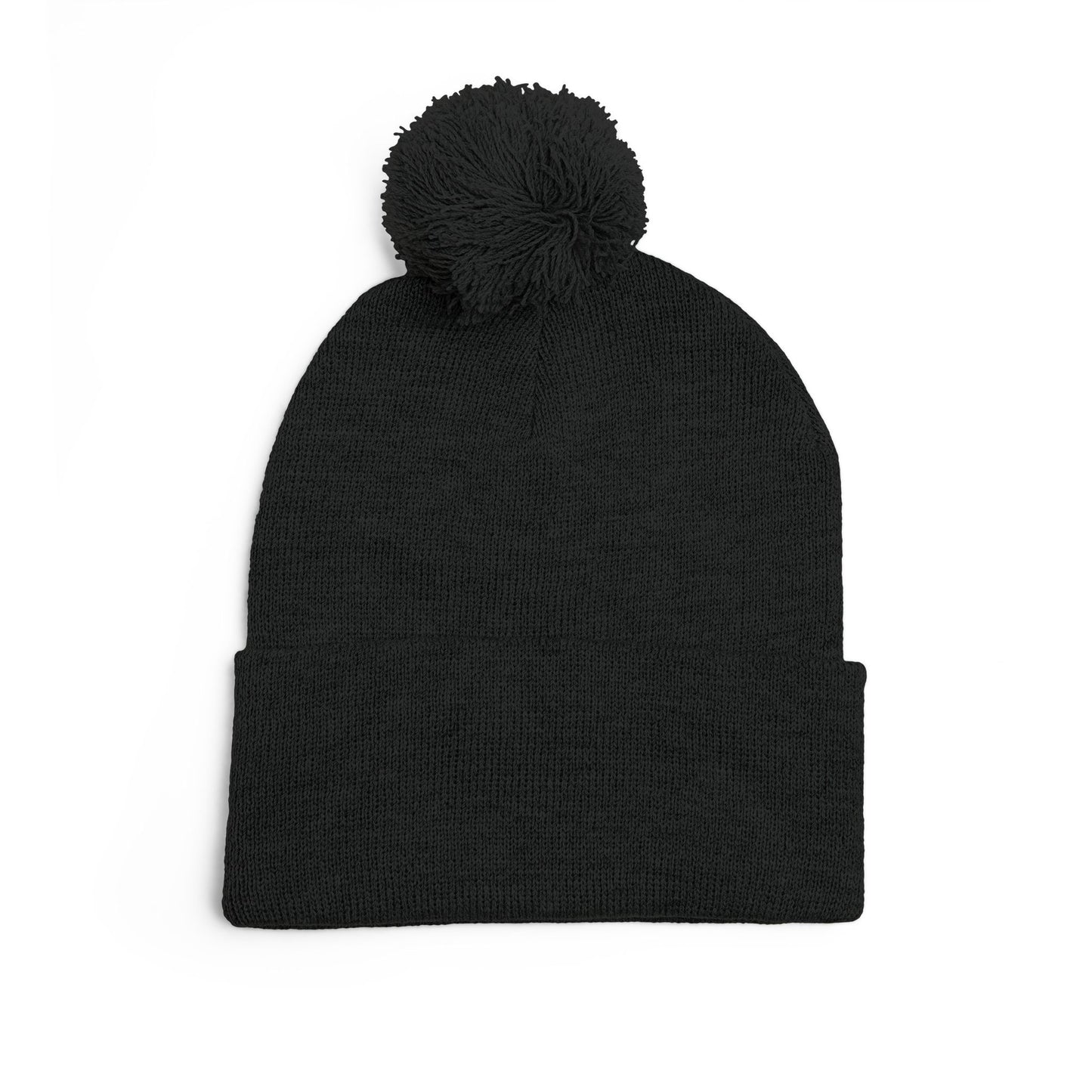 HSGD Logo Embroidered Pom-Pom Knit Cap