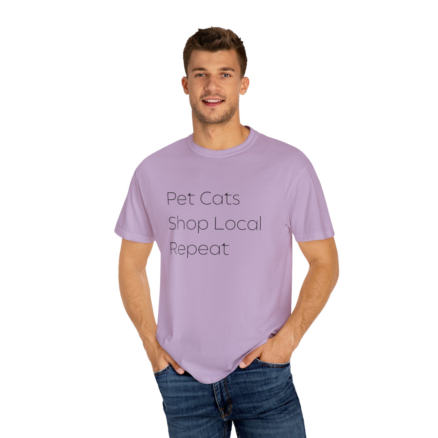 Pet Cats, Shop Local, Repeat T-shirt