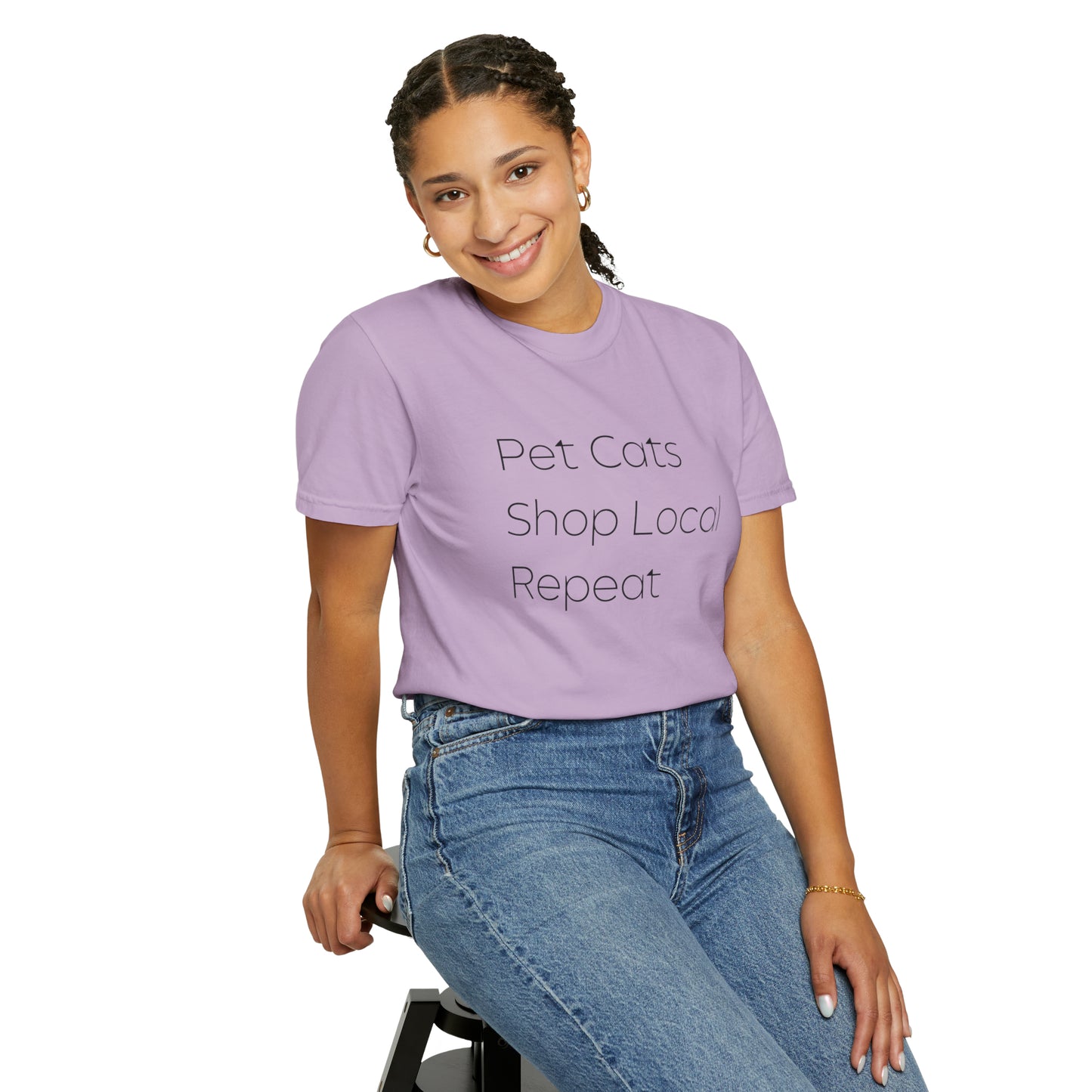 Pet Cats, Shop Local, Repeat T-shirt