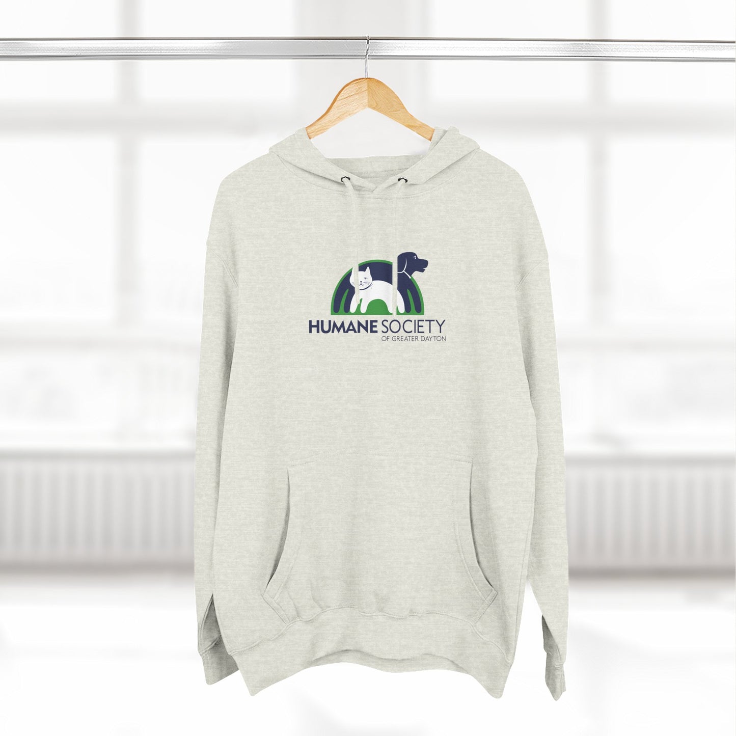 HSGD Logo Hoodie (Light) - Animal Shelter Fleece Pullover