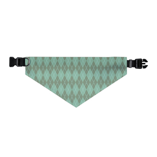 Matching Mint Pet Bandana Collar