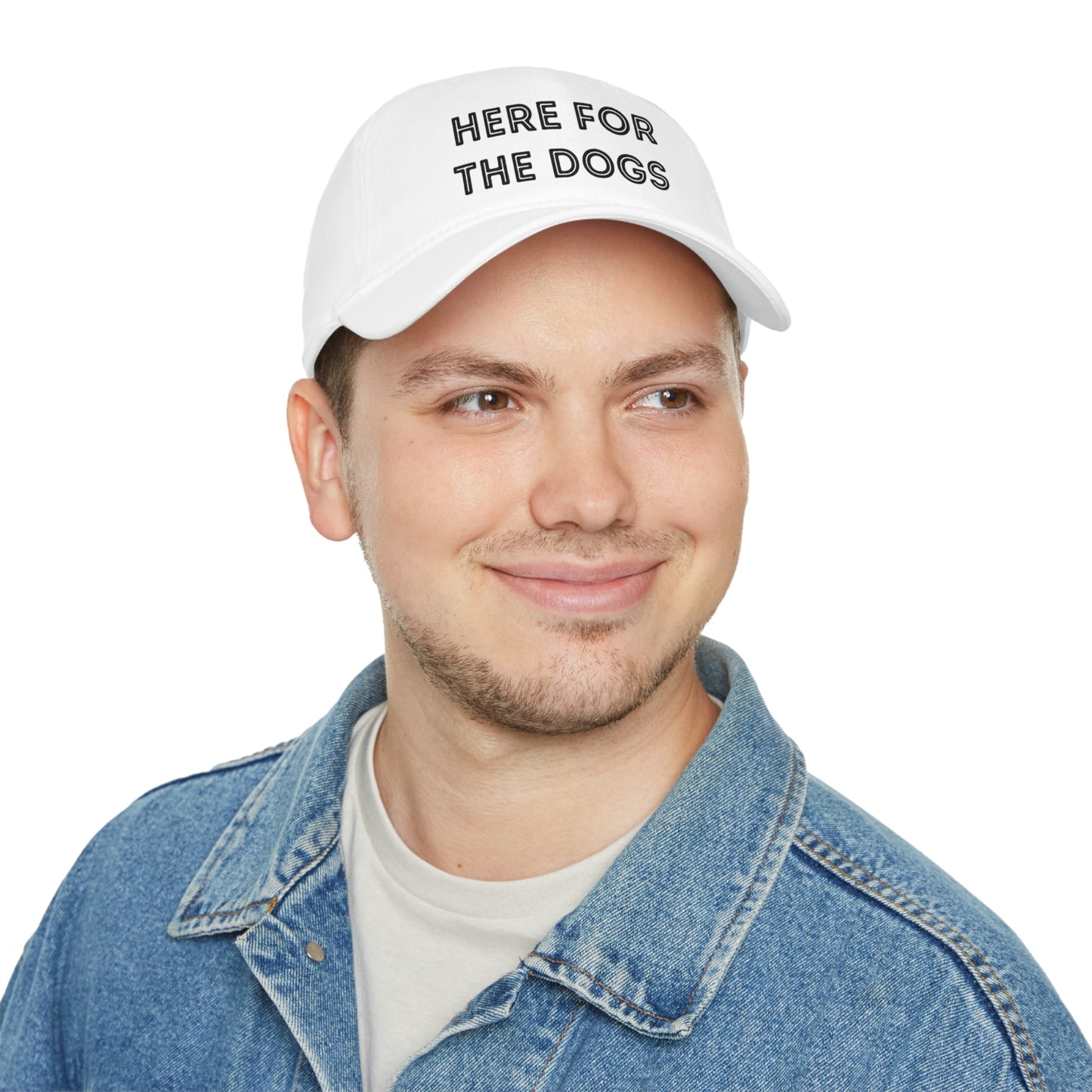 "Here for the Dogs" Low Profile Baseball Cap