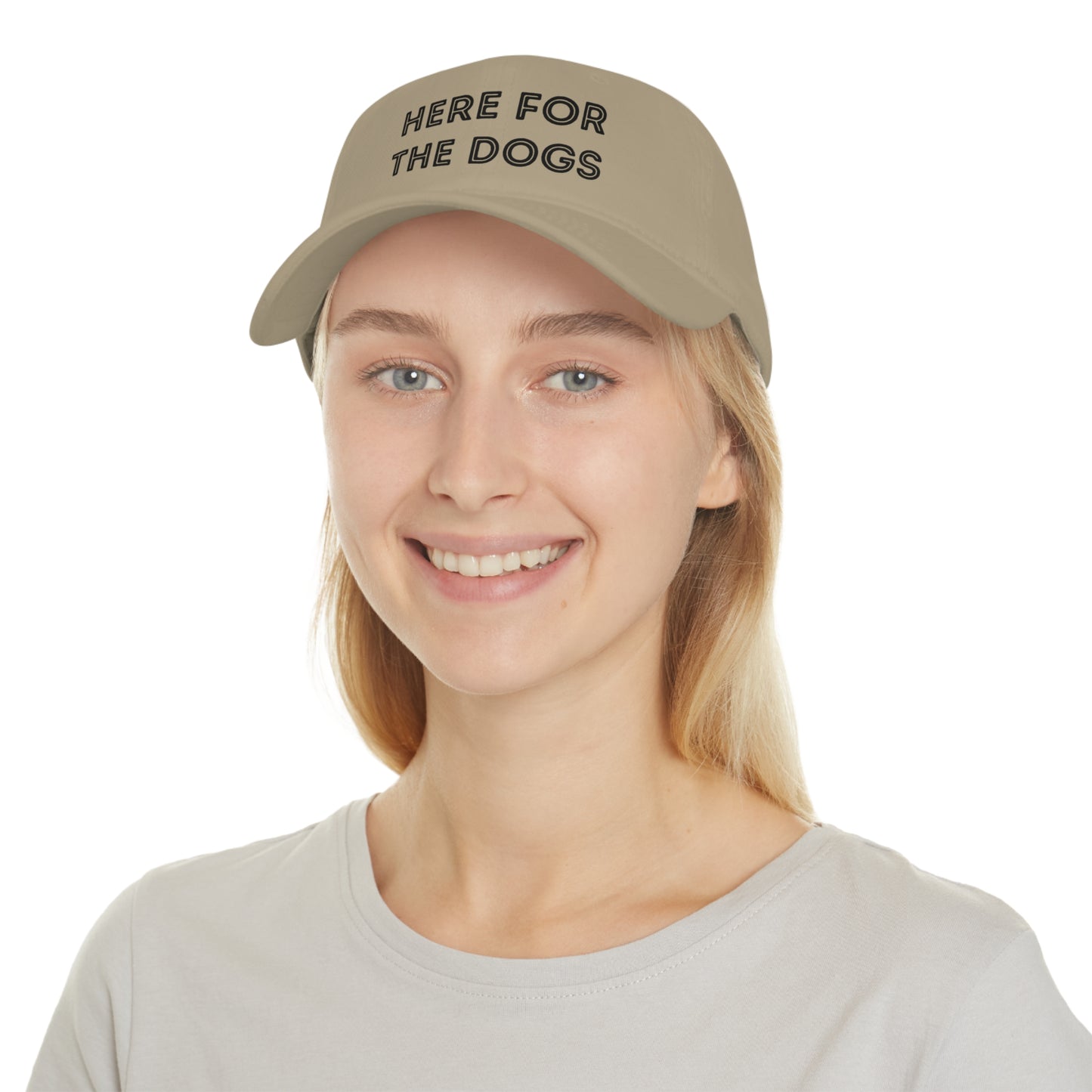 "Here for the Dogs" Low Profile Baseball Cap