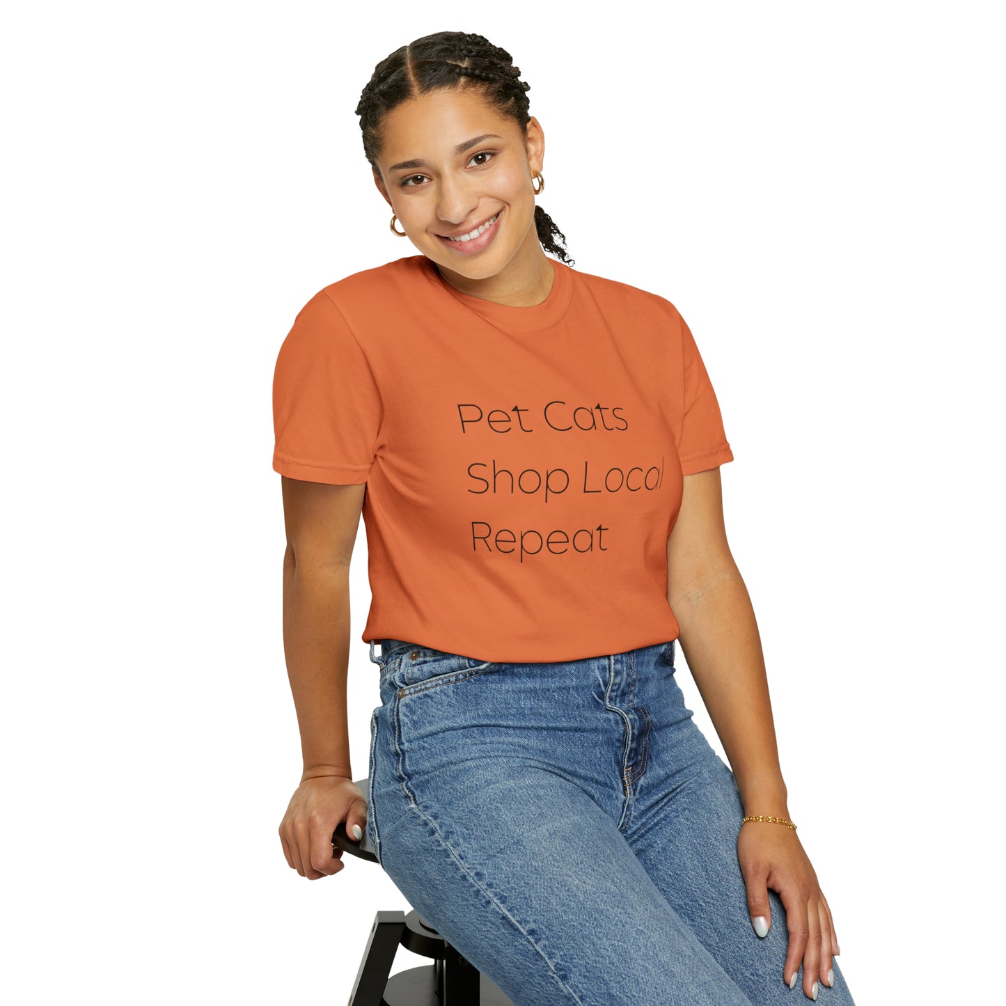 Pet Cats, Shop Local, Repeat T-shirt