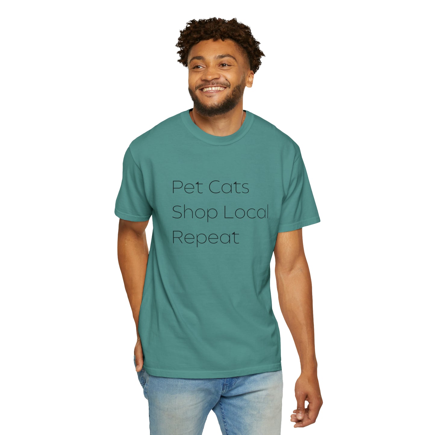 Pet Cats, Shop Local, Repeat T-shirt