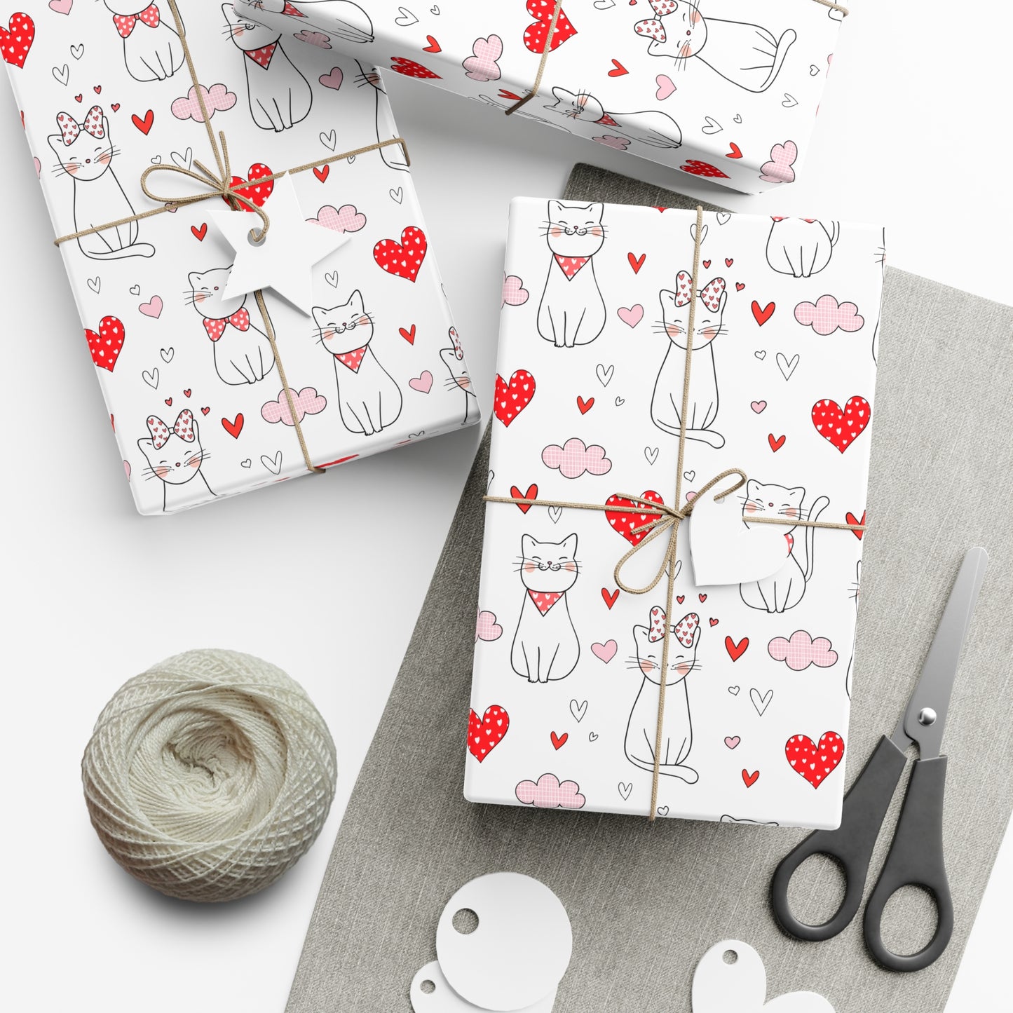 Kitty Cuddle Gift Wrap Paper