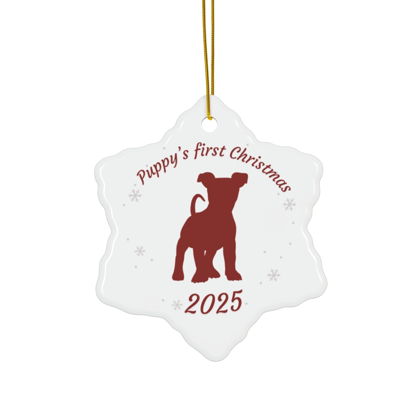 Puppy's First Christmas Ornament