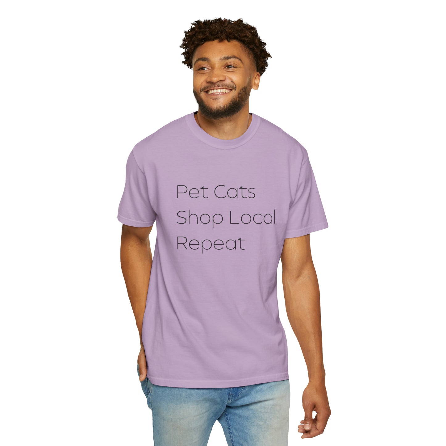 Pet Cats, Shop Local, Repeat T-shirt