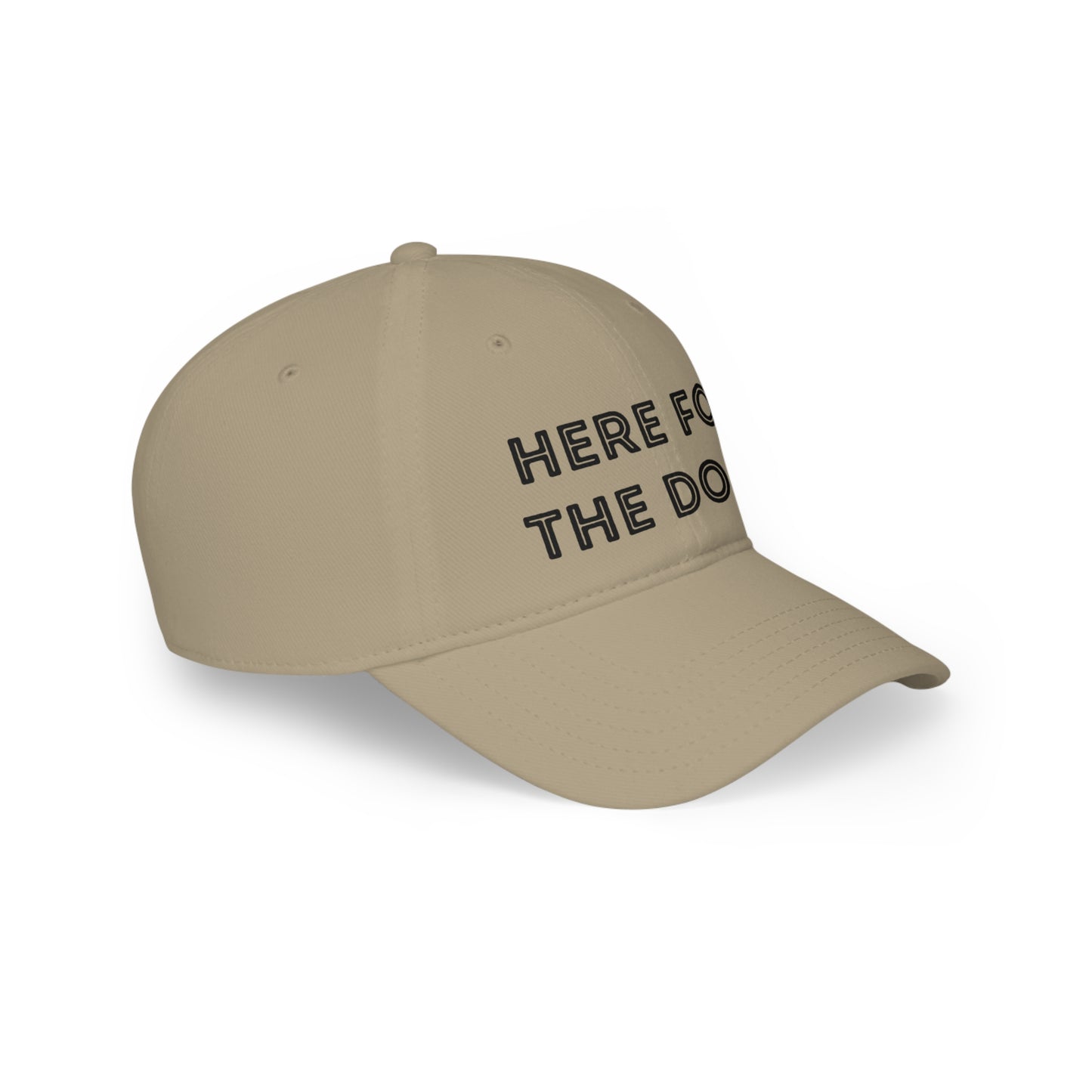 "Here for the Dogs" Low Profile Baseball Cap