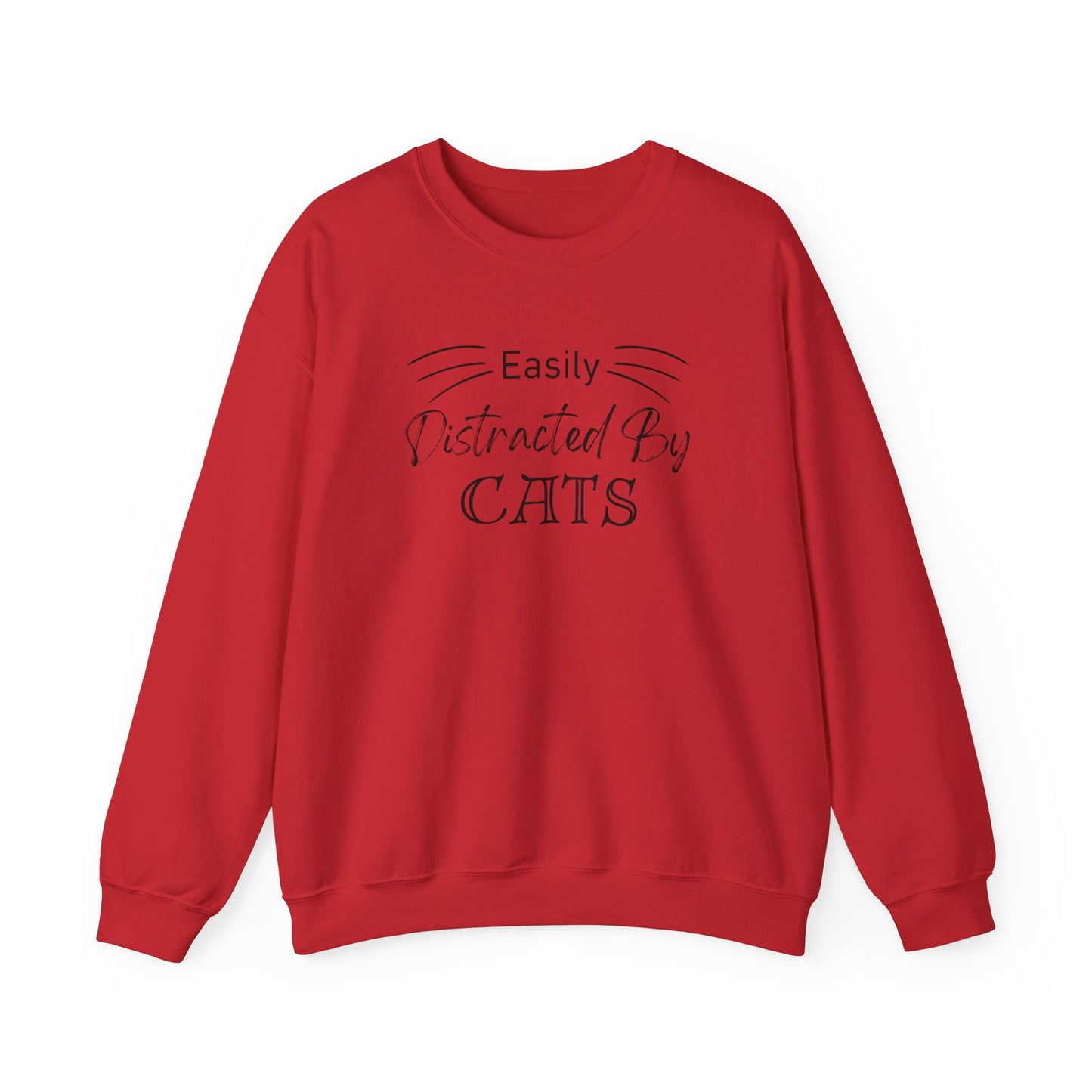 Easily Distracted by Cats Crewneck Sweatshirt