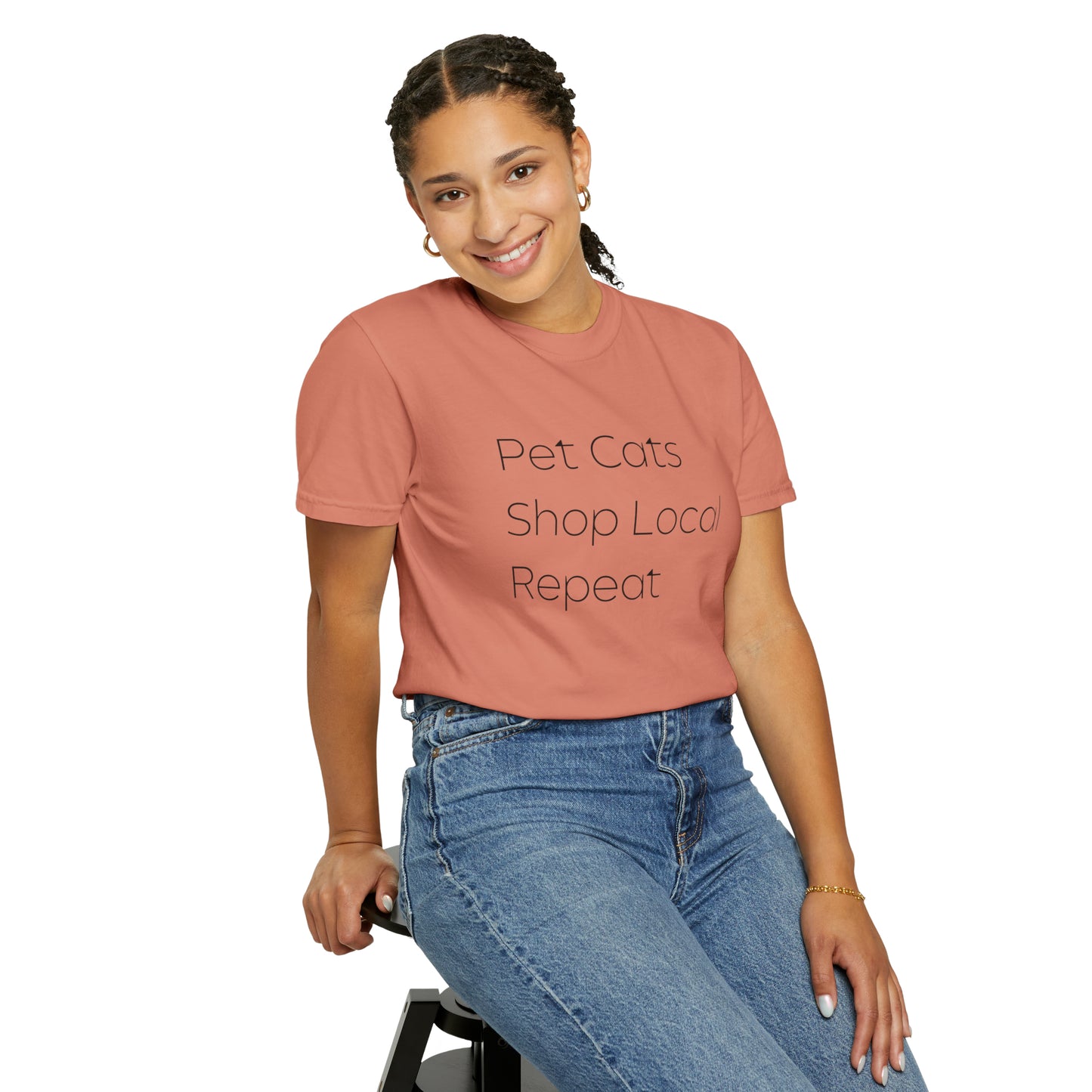 Pet Cats, Shop Local, Repeat T-shirt