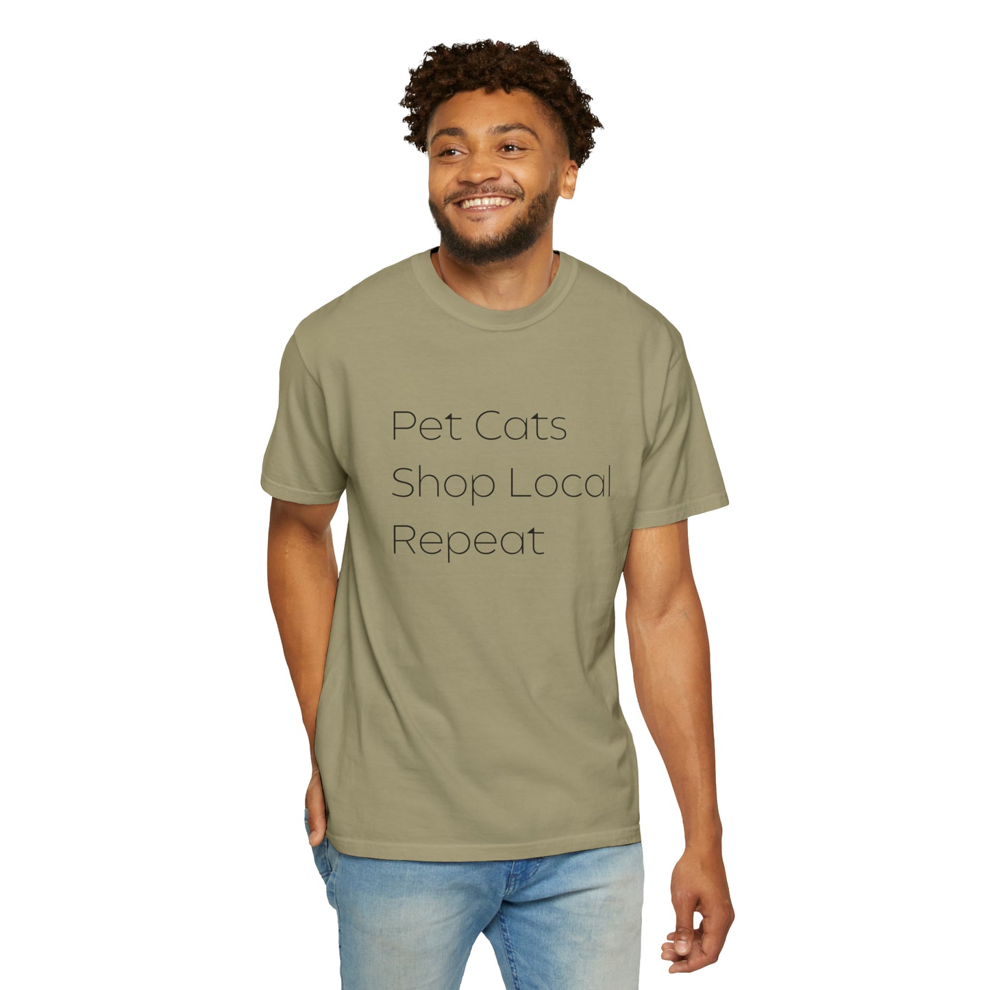 Pet Cats, Shop Local, Repeat T-shirt