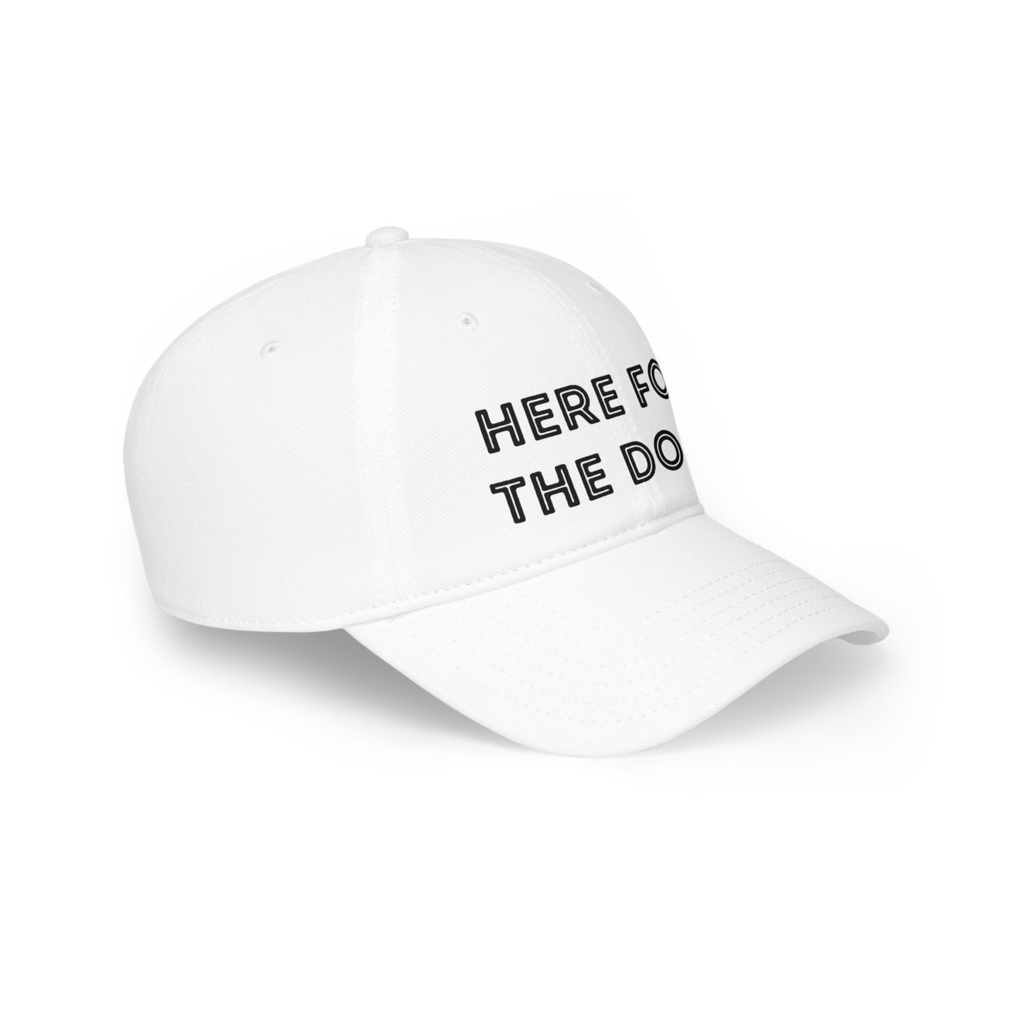 "Here for the Dogs" Low Profile Baseball Cap