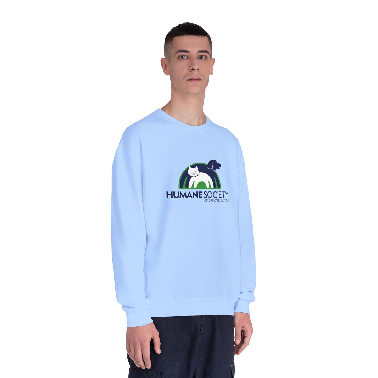 HSGD Logo Crewneck Sweatshirt (Light) — Animal Shelter Support Crewneck