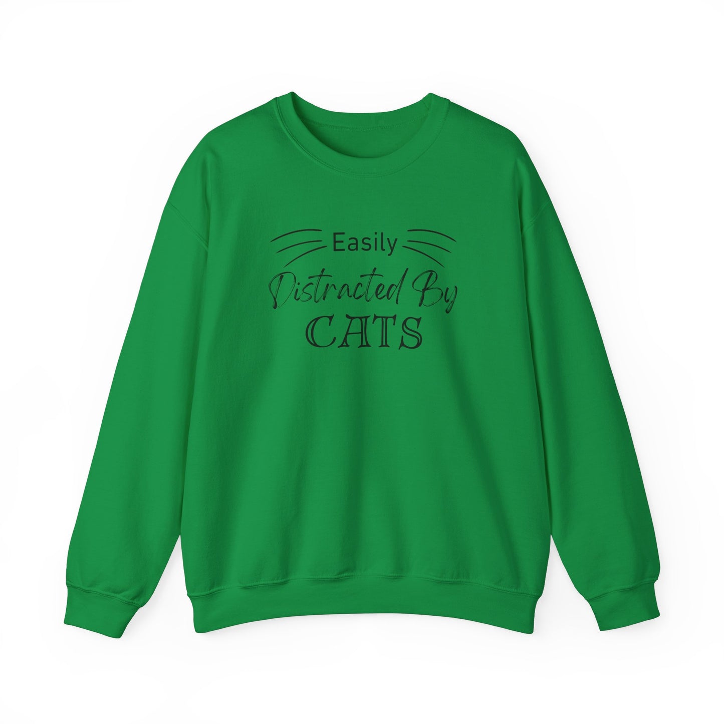 Easily Distracted by Cats Crewneck Sweatshirt