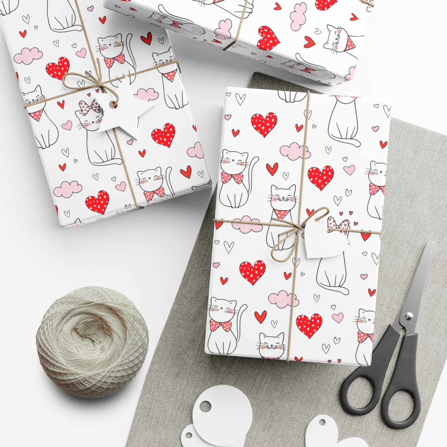 Kitty Cuddle Gift Wrap Paper