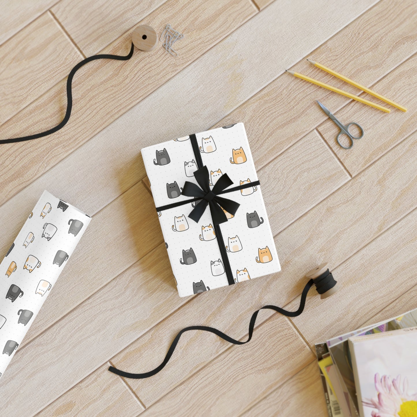 Cat pattern Gift Wrapping Paper Roll