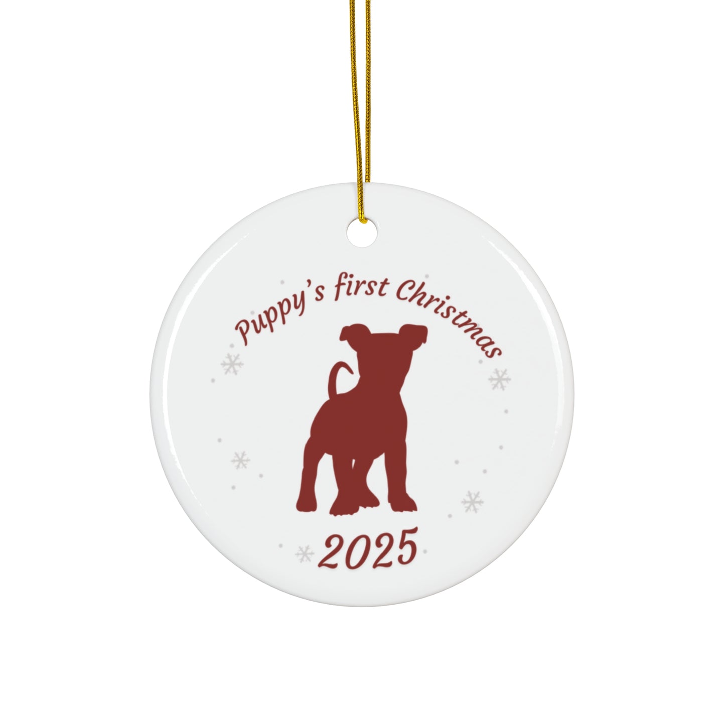 Puppy's First Christmas Ornament
