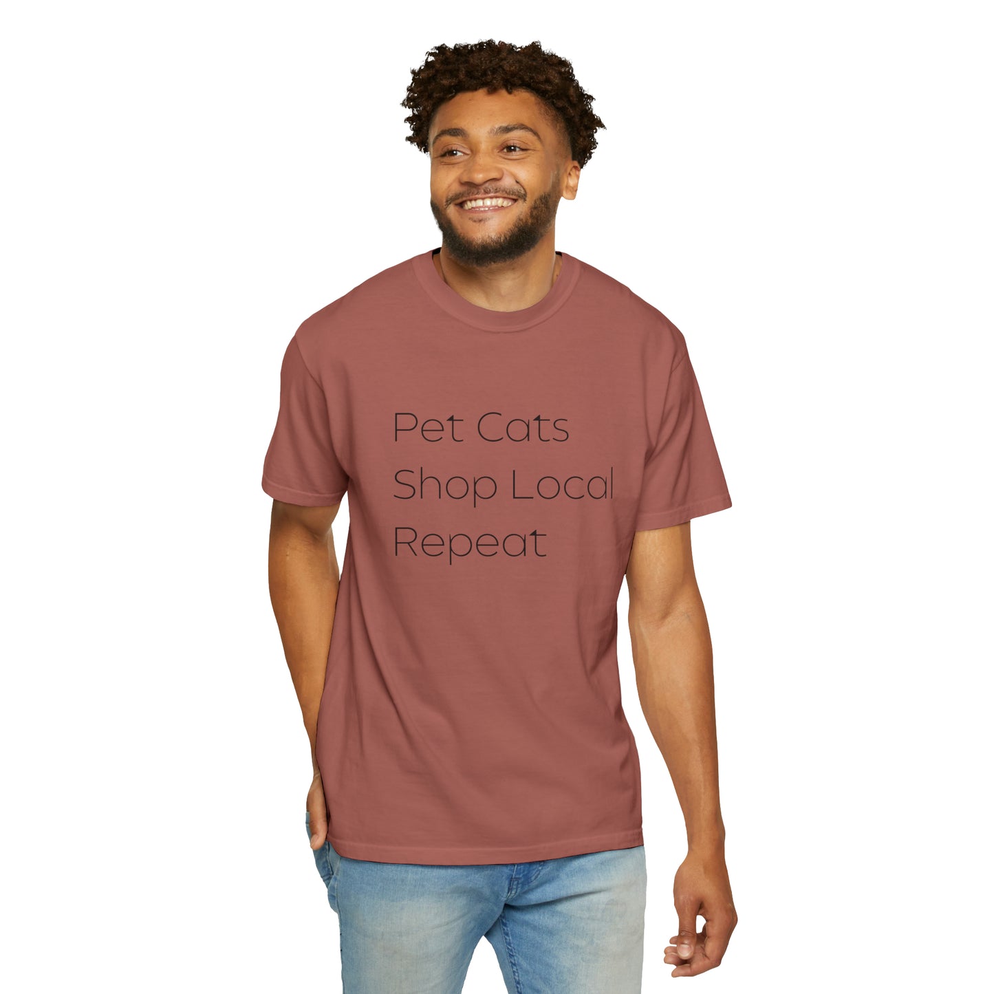 Pet Cats, Shop Local, Repeat T-shirt