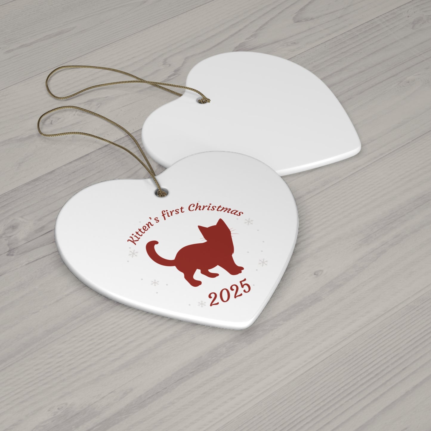 Kitten's First Christmas Ornament