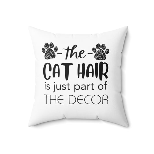 Cat Hair Decorative Pillow